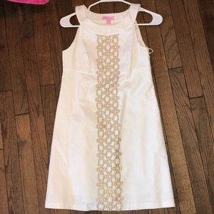 Lilly Pulitzer white shift dress